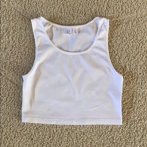 White BP tank